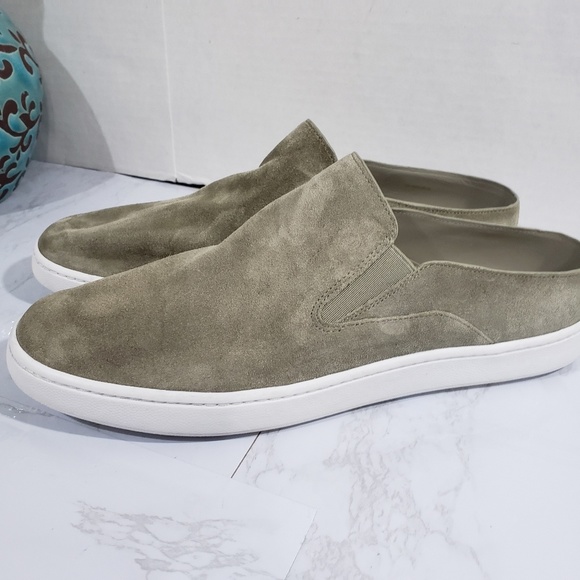 Vince Shoes - Vince Verrell suede leather slip ons